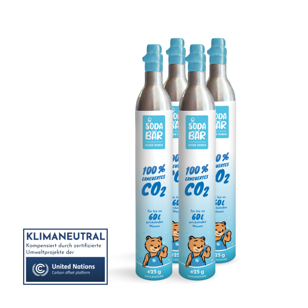 Starter Kit 4x CO2 Purchase Cylinders 425g